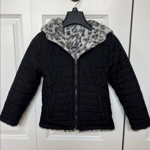 Girls reversible winter coat